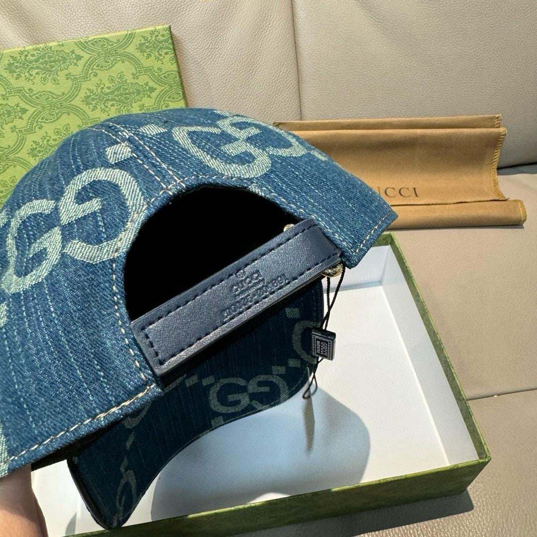 GG Denim Cap