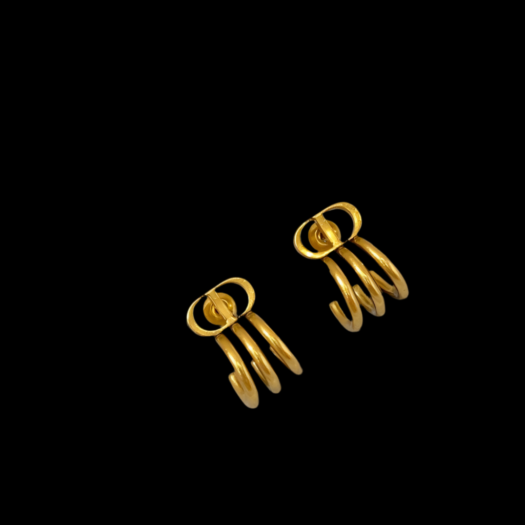 CD Inspired Vintage Cuff Earrings