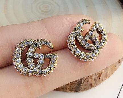 GG Rhinestone Studs