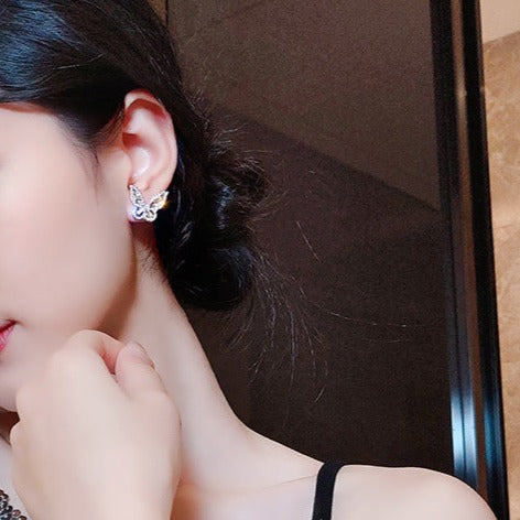 Butterfly Rhinestone Earrings