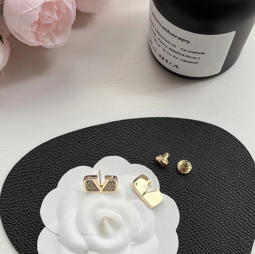 V Designer Inspired Earrings