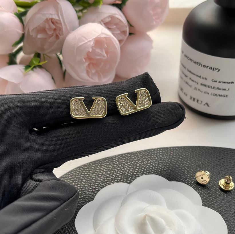 V Designer Inspired Earrings