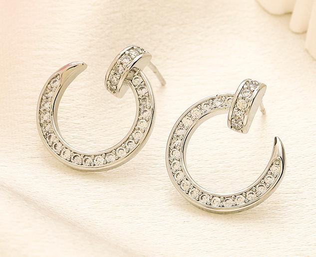 Nail Stud Earrings