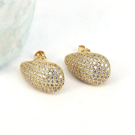 Rhinestone Gotita Earrings