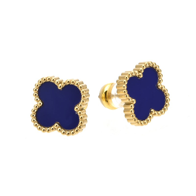 Four Leaf Clover Studs