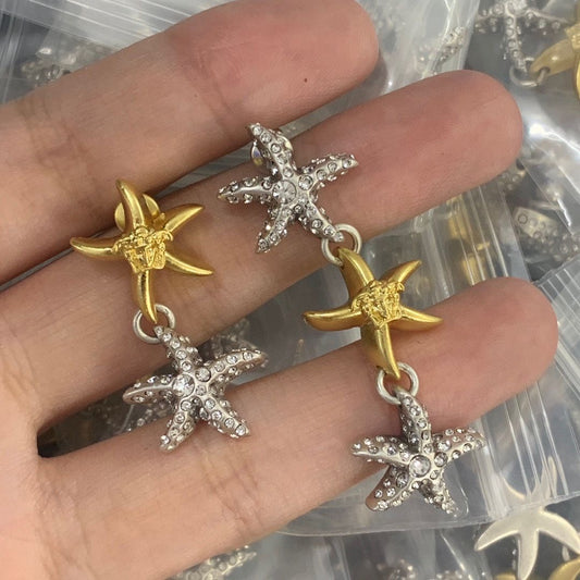 Medusa Star Earrings