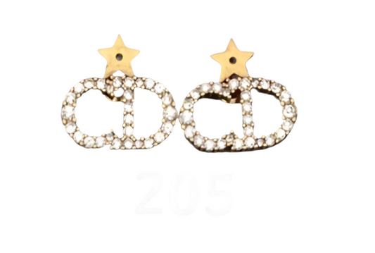CD Rhinestone Star Studs 21