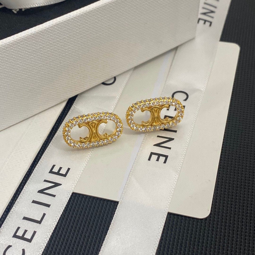 Celi Oval Studs