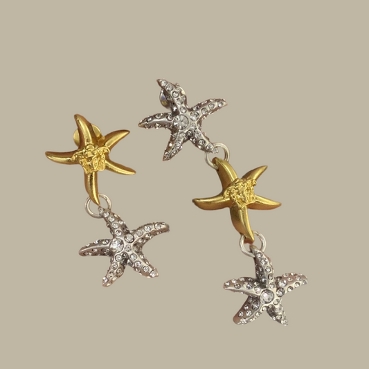 Medusa Star Earrings