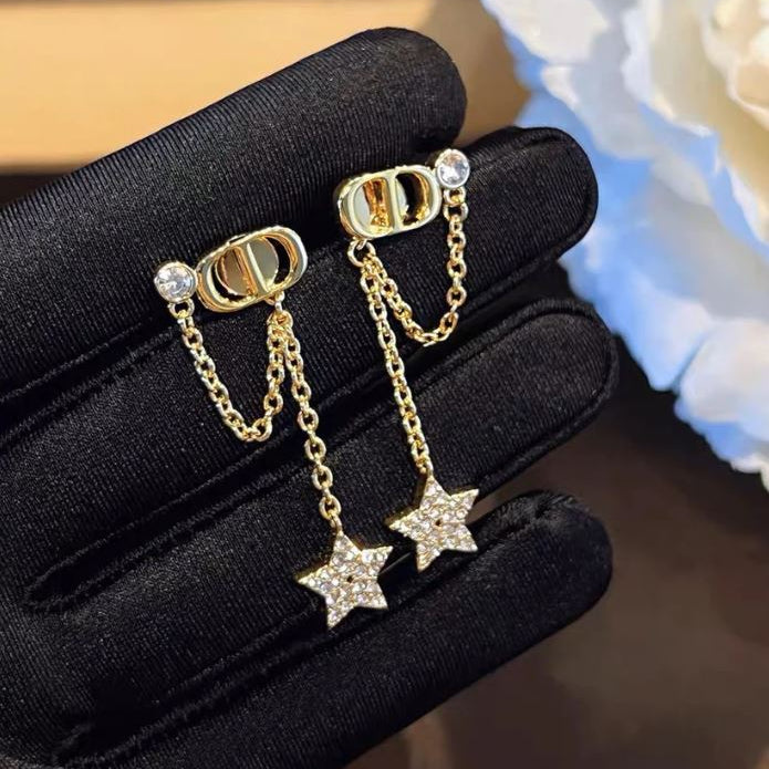 CD Long Pendant Earrings