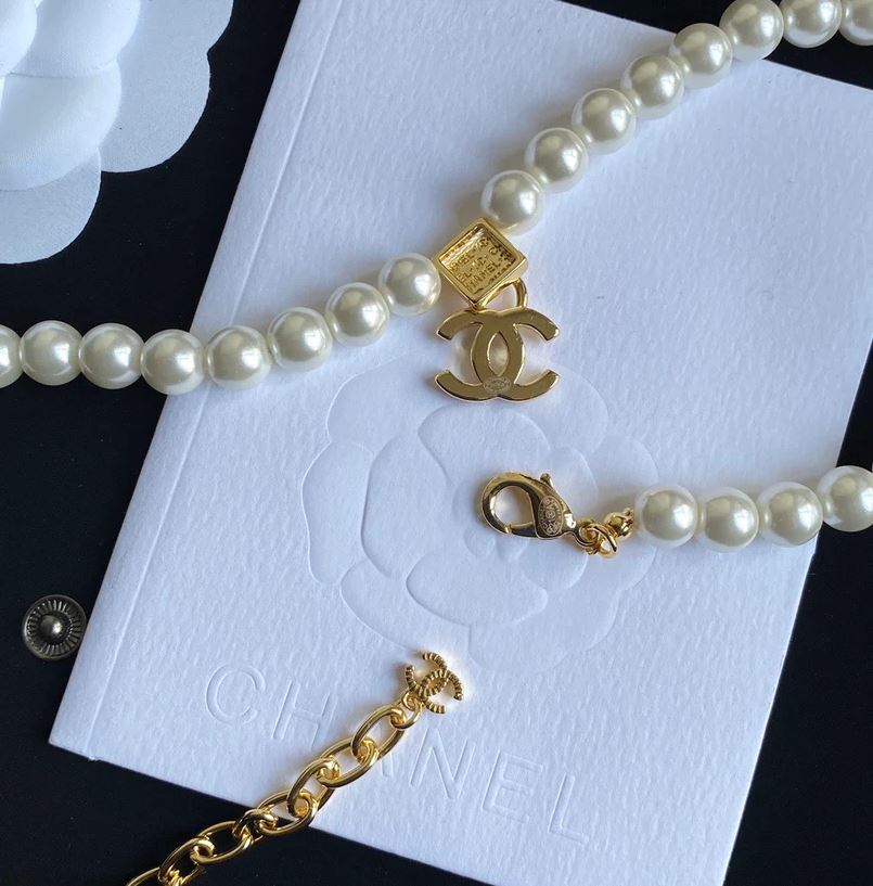 CC Pearl Necklace