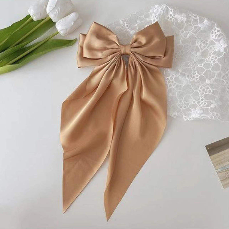 Oversized Satin Bow