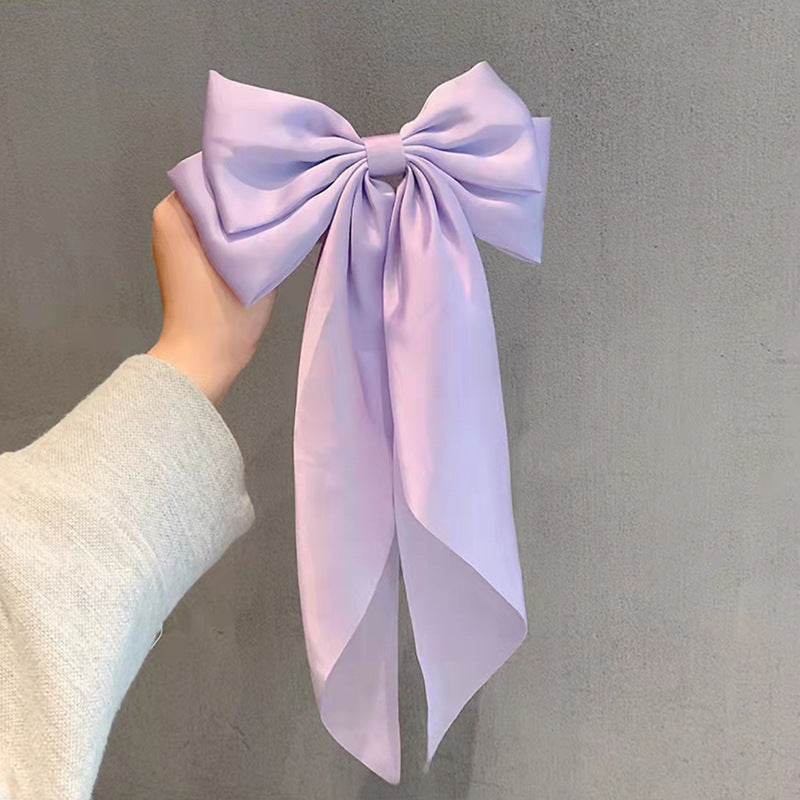 Oversized Satin Bow