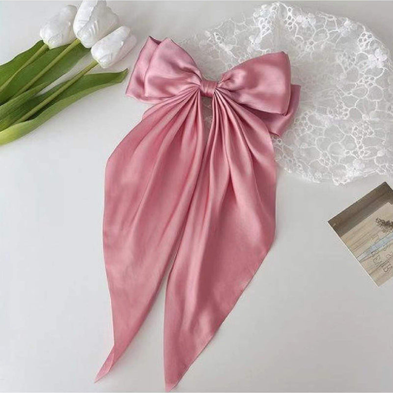 Oversized Satin Bow