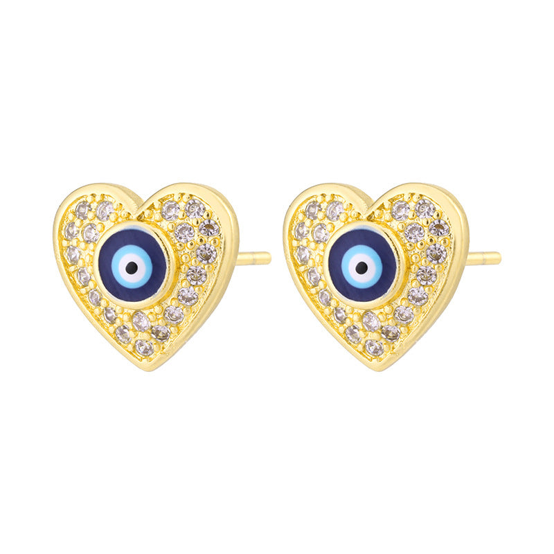 Envy Me Heart Studs