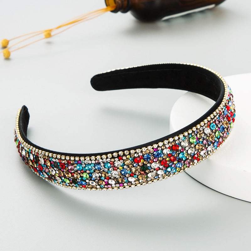 Multicolor Rhinestone Headband