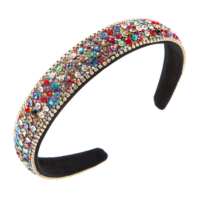 Multicolor Rhinestone Headband