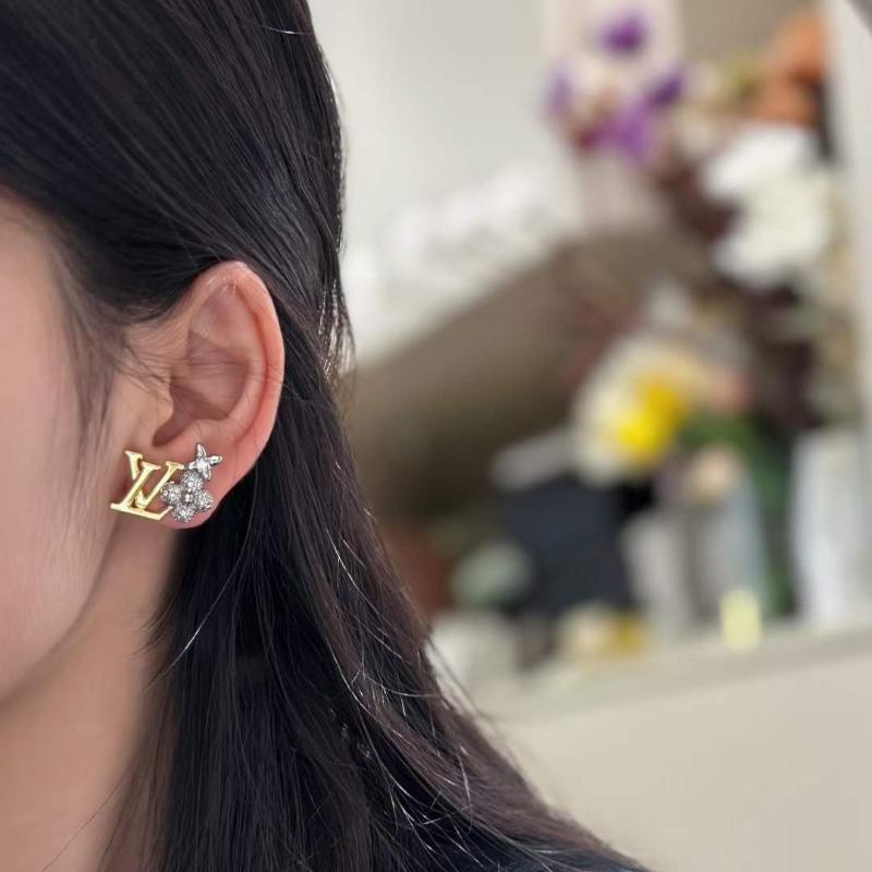 LV Flower Studs