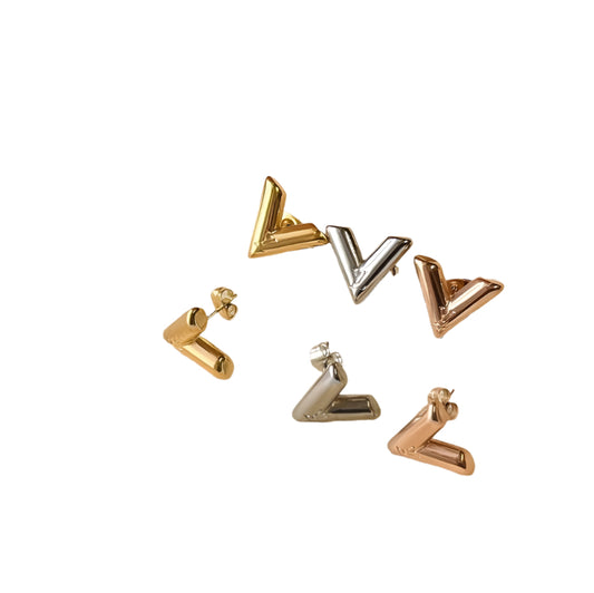 LV Inspired Fashion Studs