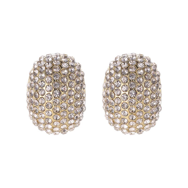 Aesthetic Oval Earrings