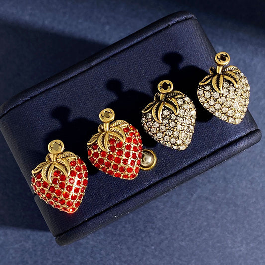 GG Inspired Strawberry Studs