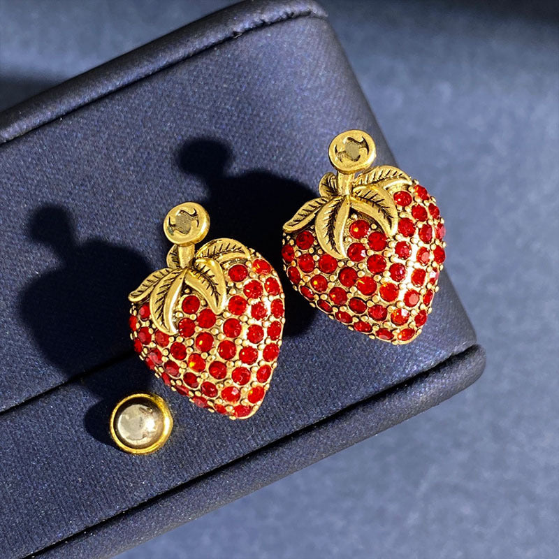 GG Inspired Strawberry Studs