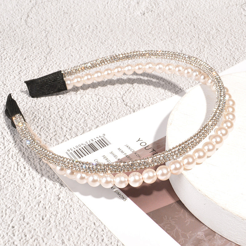 Pearl Rhinestone Headband