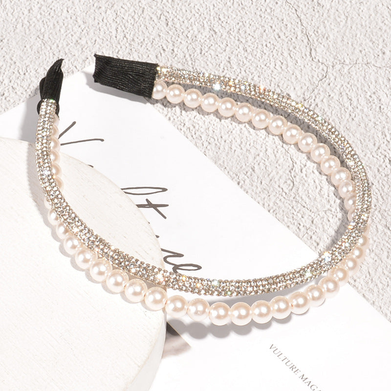 Pearl Rhinestone Headband