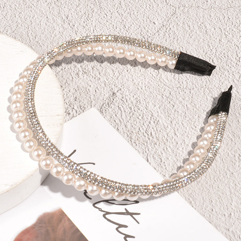 Pearl Rhinestone Headband