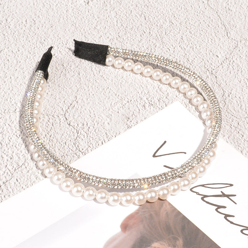 Pearl Rhinestone Headband