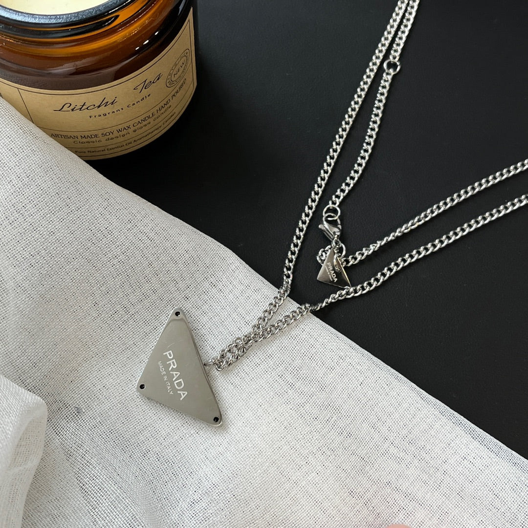 Designer Inspired Triangle Necklace