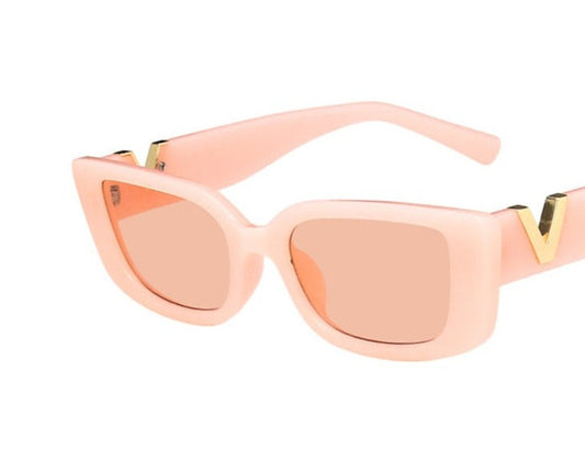 Dusty Pink Fashion Sunglasses