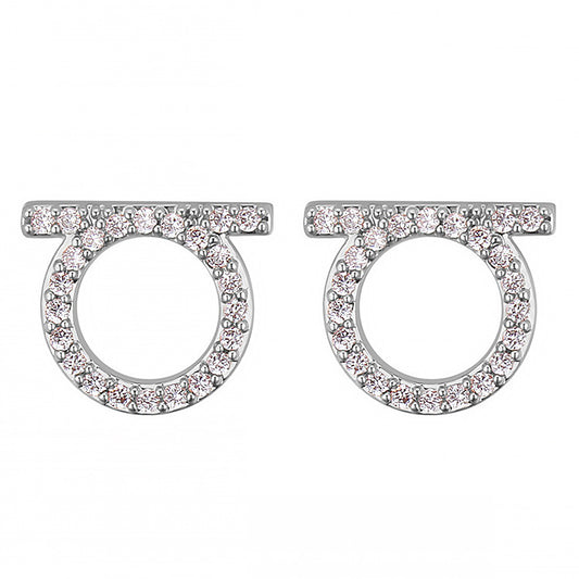 Designer Inspired Iconic Rhinestone Earrings