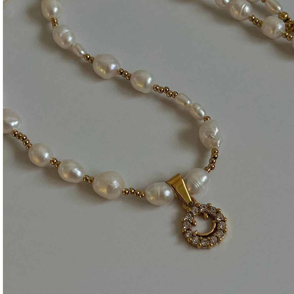 Smiley Pearl Necklace