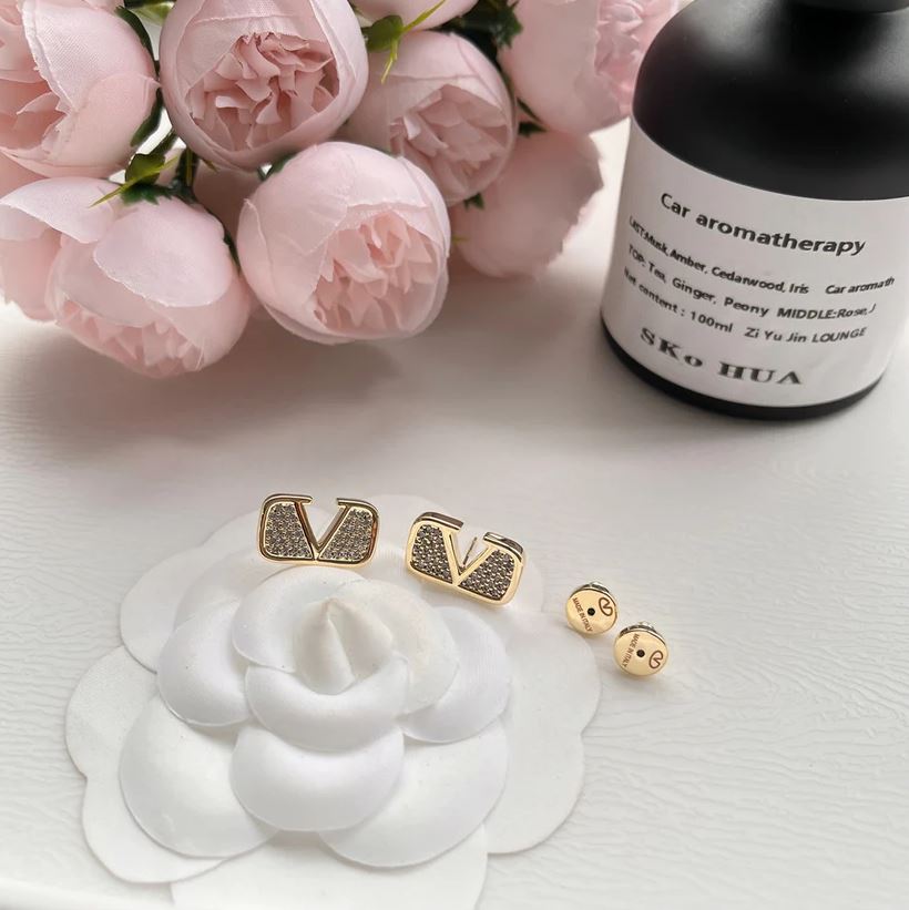 V Designer Inspired Earrings