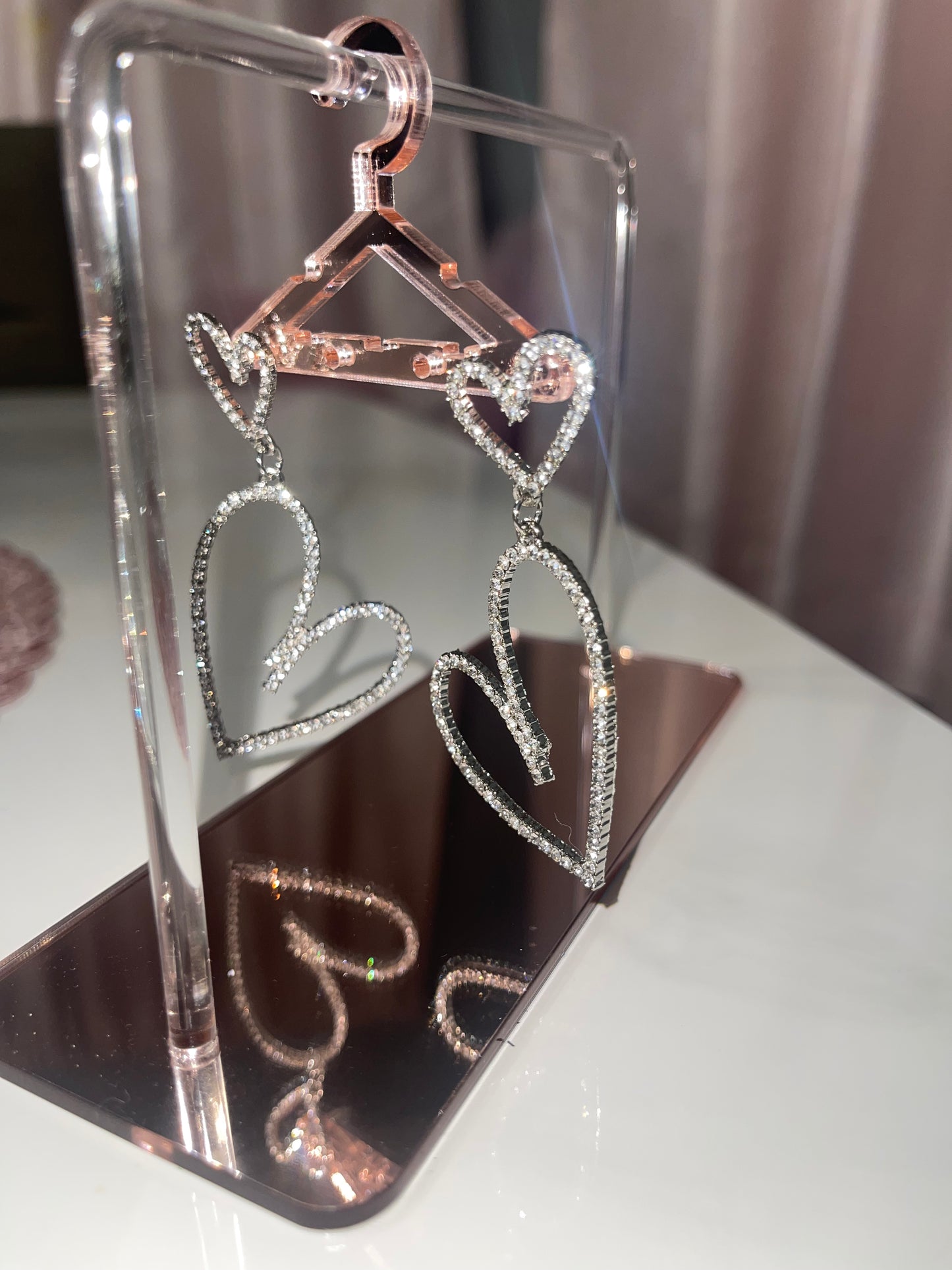 Juliette Heart Drop Earrings