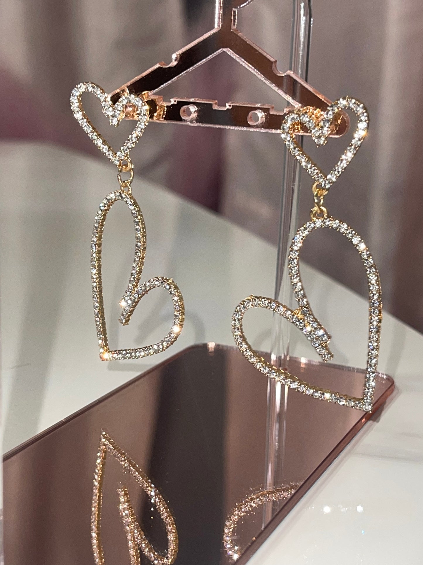 Juliette Heart Drop Earrings