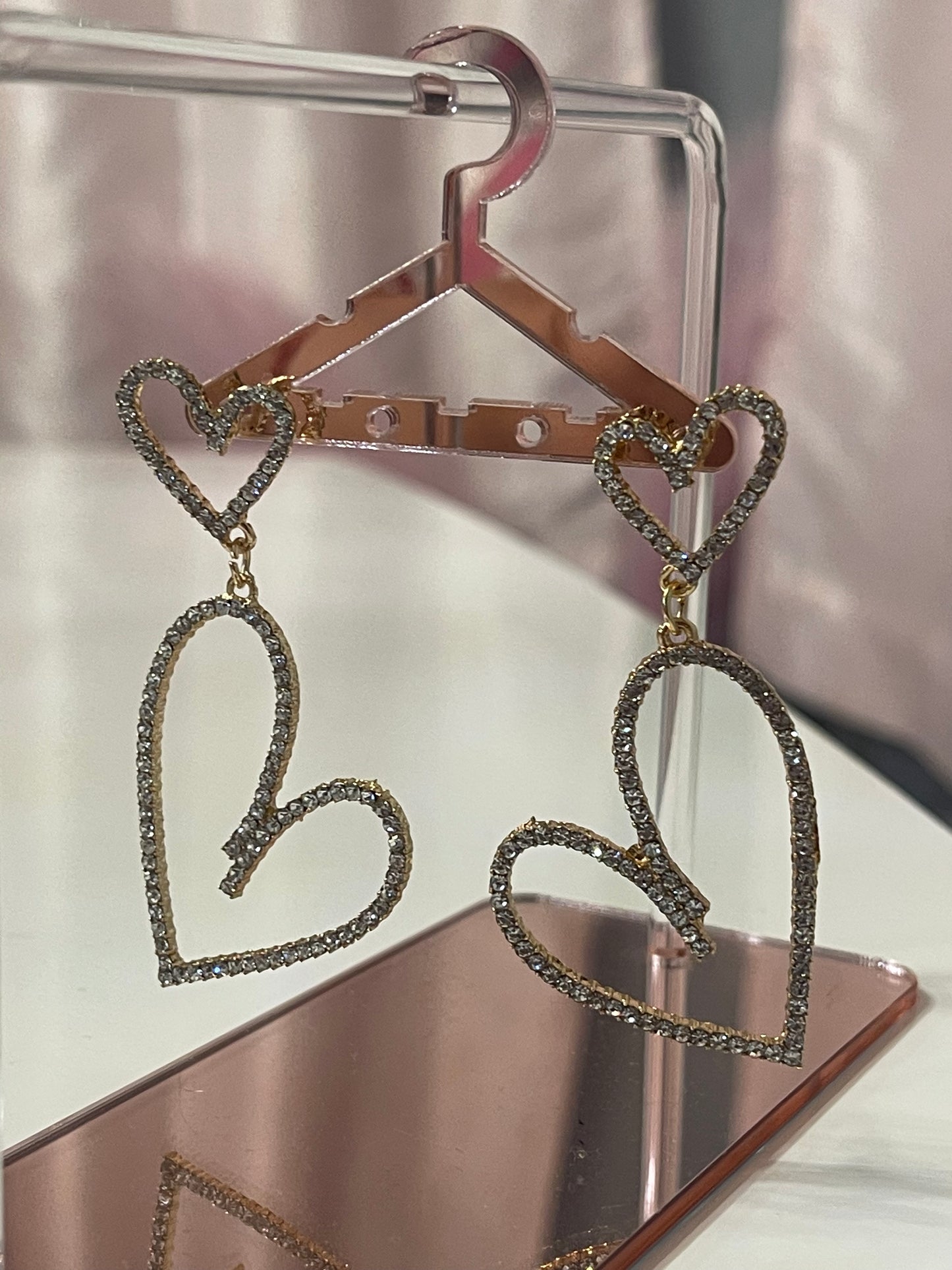 Juliette Heart Drop Earrings