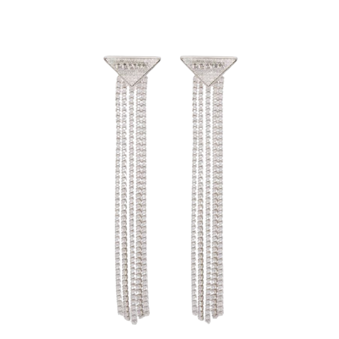 Triangle Fashion Fringe Earrings